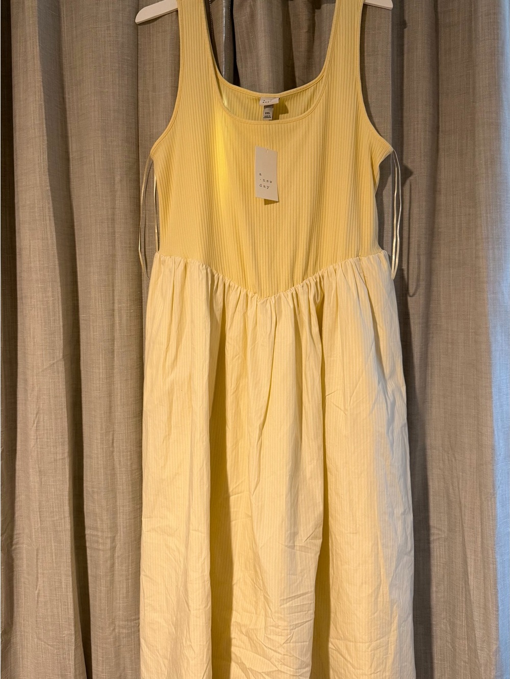 a new day Yellow Sleeveless Maxi Dress